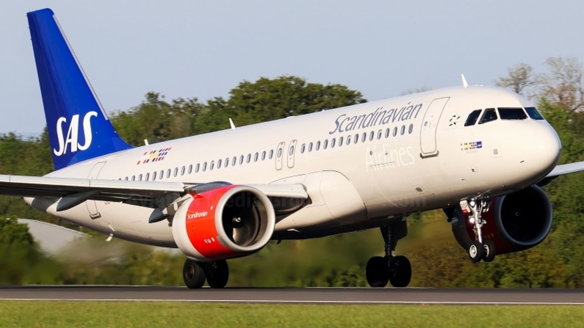 Scandinavian Airlines, Airbus, A320, A320NEO SKU N/A