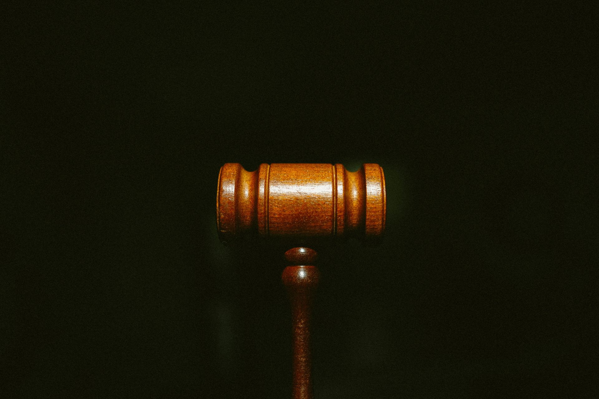 A wooden gavel